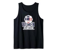 Woman Can't What Proud Flag Firefighter Tank Top