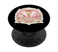 Woman Cardiothoracic Surgeon CT Surgery Cardiac Thoracic PopSockets Adhesive PopGrip