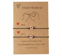 Woman Costume Bead Couple Draw Hook Card Bracelet Adjustable Hand Rope (C, One Size)