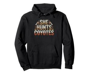 Woman Coyote Hunter Calling Predators Public Land Female Pullover Hoodie