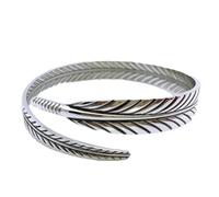 woman cuff feather adjustable bangle wedding gifts