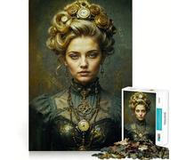 Woman Da Vinci Muse 1000 Piece Jigsaws for Adults Brain Training Fun Clean Cut Sturdy Components Calming Mental Break Activity (50x75cm)