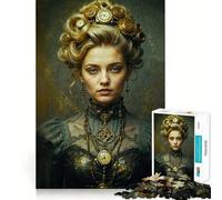 Woman Da Vinci Muse 1000 Piece Teenager Puzzles Cognitive Train Game Zero Gap Compact Fun for Family Game Time (38x52cm)
