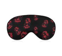 Woman Day of The Dead Blackout Sleep Mask for Side Sleeper Soft Covers for Travel Essentials Nap