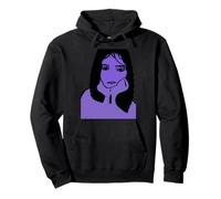 Woman Deep Thought Absorbed Philosophy Empowered Hand Sketch Pullover Hoodie