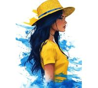 Woman Diamond Art Dream Diamond Painting Kits for Adults 5D DIY Full Square Drill Cross Stitch Kits for Adults Arts and Crafts for Home Bedroom Decor, Room Decor, Gifts for Women 10x14inch -yym2507W0