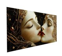 Woman Diamond Art Kits Adults, Kiss Diamond Painting Kit, Square Full Drill Paint by Numbers for Adults 32 x 64 Inch, Crystal Art Rhinestones Embroidery Cross Stitch Artwork, Room Decor Model-15111
