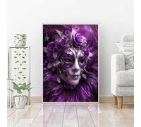 Woman Diamond Art Painting Kits for Adults, 5D Diamond Painting Mask, Full Drill Crystal Art Kits for Adults Beginners, DIY Cross Stitch Embroidery Crafts Pictures for Home Decor, Gifts PJY2 M-C