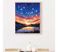 Woman Diamond Painting Our Lady Diamond Art Accessories 5D Round Full Drill Sequin Art Cross Canvas Painting Pictures Kits for Adults Beginners for LIiving Room Home Wall Decor Gifts 36x48in PJY9 H-E