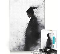 Woman Disintegrating Into Dust Jigsaws 1000 Pieces for Adults Memory Boost Game Professional Grade Cutting Heartwarming Gathering Activity (38x52cm)