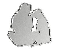 Woman Dog Cutting Dies Craft Handmade Ability Developing Template for School Classroom Teacher Students Supply for Card Making All Brands