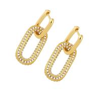 Woman Earrings Star Shape Ear Buckles Pendant Earrings Fashion Ear Jewelry Copper Texture For Matching Fashion Outfits Geometric Dangle