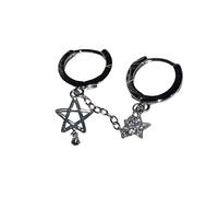 Woman Earrings Star Shape Ear Buckles Pendant Earrings Fashion Jewelry Alloy Texture For Matching Fashion Outfits Ornaments