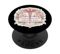 Woman Emergency Physician Emergentologist ER Doctor Female PopSockets Adhesive PopGrip