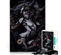 Woman Emerging from Stone Adult Jigsaw1000 Pieces Cognitive Boost Game No Gap Tight Fitting Design Birthday Gift Brain Teaser Toy (50x75cm)