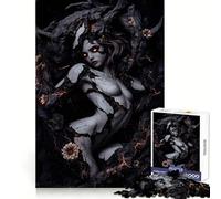 Woman Emerging from Stone Jigsaw Puzzles for Adults 1000 Brain Memory Restful Activity Tight Lock Cozy Xmas Gift (38x26cm)