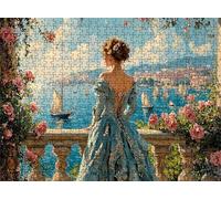 Woman Flower Puzzle - 1500 Piece Jigsaw Puzzles for Adults - The Back Features Printed Letter Guides - The Pieces fit Together Snugly - Wooden Puzzles for Adults - Gifts Man 34.3 X 22.4 Inch s7h-500
