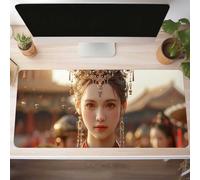 Woman Gaming Mouse Mat Yellow Large Mouse Pad 90 x 40cm XXL Mousepad Desk Mat Improved Precision and Speed Rubber Base for Stable Grip on Smooth Surfaces Table Pad PjY14469 Q-W