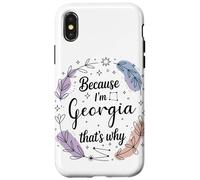 Woman Georgia Because That’s Why Name Case for iPhone X/XS