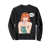 Woman holding four aces Poker Hand Sweatshirt