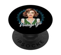 Woman im Vintage Look PopSockets Adhesive PopGrip