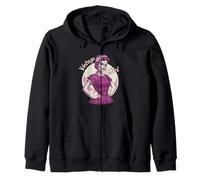 Woman im Vintage Look Zip Hoodie