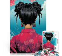 Woman in KimonoJigsaw Puzzles 1000 Piece for teenagers Stress Reliever Staycation Kill time Artists Collection, Fine Art 38x26cm