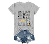 Woman in Science T-Shirt, Science V-Neck Shirt, Unisex
