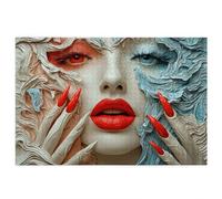 Woman Jigsaw Puzzles for Adults 1000, 1000 piece Jigsaw Puzzles for Adults, Challenging Wooden Jigsaws Puzzle for The Whole for Women, Puzzle for Home Wall Decor, Gifts for Women, Theme: Abstract F-6