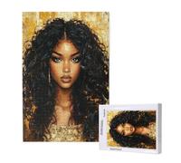 Woman Jigsaw Puzzles for Adults 1000 Piece, Africa Puzzles for Adults Wooden, Funny/Difficult/Impossible/Challenging Decompression Games, As a Birthday for Women and Men ML-432