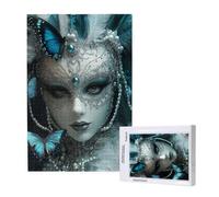 Woman Jigsaw Puzzles for Adults 120 Piece, Butterfly Puzzles for Adults Wooden, Funny/Difficult/Impossible/Challenging Decompression Games, As a Birthday for Women and Men ML-196