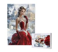 Woman Jigsaw Puzzles for Adults 3000, Snow Puzzles for Adults Wooden, Funny/Difficult/Impossible/Challenging Decompression Games, As a Birthday and Holiday Decor Gift for Women and Men M-1563