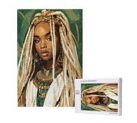 Woman Jigsaw Puzzles for Adults 500, Africa Puzzles for Adults Wooden, Funny/Difficult/Impossible/Challenging Decompression Games, As a Birthday and Holiday Decor Gift for Women and Men M-1243