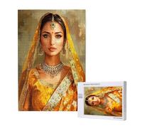 Woman Jigsaw Puzzles for Adults 5000, India Puzzles for Adults Wooden, Funny/Difficult/Impossible/Challenging Decompression Games, As a Birthday and Holiday Decor Gift for Women and Men M-1140