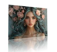 Woman Jigsaw Puzzles for Adults Difficult 2000 pieces Flower Adult Kids Toddler Puzzle Age 4-6 Mini 5-8 Year Olds Jigsaws Learning Educational Challenge Toys, Home Decoration and Gifts 70x99cm t-817