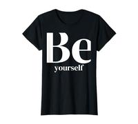Woman Kindness Graphic Sweats Comfy Cute Letter Be Yourself T-Shirt
