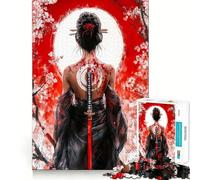 Woman Knight 1000-piece Jigsaw Puzzles Brain Fun Training Seamless Fit Precise Pieces Fascinating Hobby for Idle Moments (38x26cm)