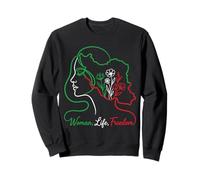 Woman Life Freedom, Iran, Farsi, Zan Zendegi Azadi Sweatshirt