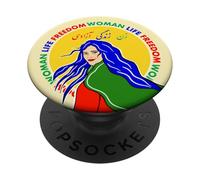 Woman Life Freedom Iran Zan Zendegi Azadi Persian PopSockets Adhesive PopGrip