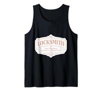 Woman Locksmith The Original Security Consultant Female Joke Tank Top
