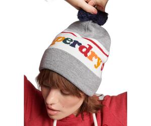 Woman logo hat Superdry Essential Gris TU