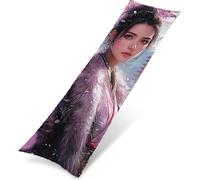 Woman Long Pillow Cover 30x90cm Body Pillowcase for Bed,King Size Pillowcase with Envelope Closure Decorative Side Sleeper Cushion Cover Nation Pillows Case with Zipper for Couch,Bedroom K0Z-224