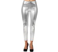 Woman Metallic Leggins Women Long Trouser Sexy Shiny Party Festival Lady Outfit