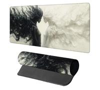 Woman Mouse Mat, Mouse Pad 1200x600x3mm, Desk Mat Large, XXL Gaming Mousepad, Desk Accessories Keyboard Pad, Office Accessories Gaming Mousemat, for PC Laptop Office Large Mousemat, White A-7076