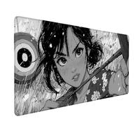 Woman Mouse Pad Large 120x60cm, Grey Gaming Mouse Pad Waterproof Desk Mat with 3MM Stitched Edges, Non-Slip Rubber Base Mousepad Computer Accessories for Gaming, PC, Office, Home, Gifts -lsy2603W8