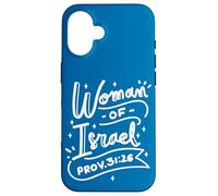 Woman Of Israel Prov 31:26 Jewish Cultural Pride Quote Jew Case for iPhone 16