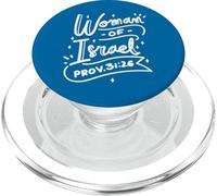 Woman Of Israel Prov 31:26 Jewish Cultural Pride Quote Jew PopSockets PopGrip for MagSafe