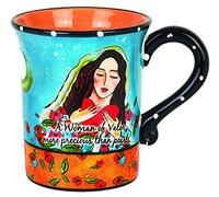 Woman of Valor Ceramic Coffee Mug Collectible Design by Jessica Sporn 12oz