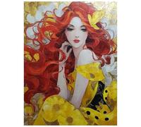 Woman Paint by Numbers for Adults, Abstract Acrylic Paint by Numbers Kits, Hobbies for Adults Women Art Supplies 32x24 in, Canvas for Painting Wall Art for Living Room Decor Gifts for Women 8YH-4002