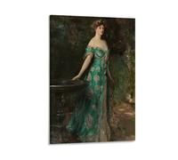 Woman Portrait Vintage Wall Art Dark Moody Decor Victorian Woman Art Antique Wall-standard-scale-4_00x Canvas Poster Wall Art Decor Print Picture Paintings for Living Room Bedroom Decoration 16x24